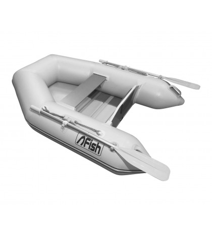 FISH 180 grey inflatable fishing boat top quality 100% built in Europe