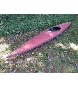 VINTAGE GERMAN FIBERGLASS RACING KAYAK 163 INCHES LONG LOCAL PICK UP ONLY