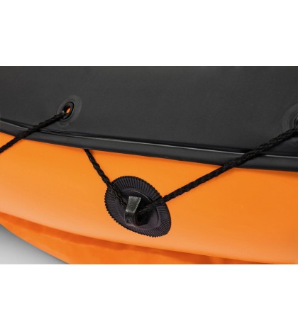 Bestway Lite-Rapid X2 126 x 35 Inches Inflatable 2 Person Kayak Float with Oars