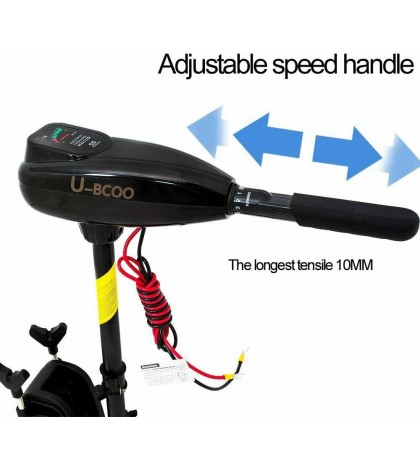 U-BCOO 8 Electric Tow Motor Fishing Boat Outboard Motor Kayak