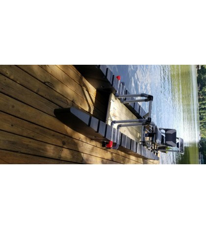 12ft DIY pontoon boat kits, kayak, fishing, paddle, jet ski dock, FREE SHIPPING