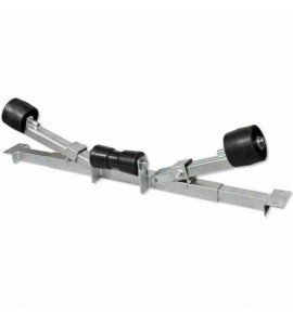 Boat Trailer Bottom Support Bracket with Keel Rollers
