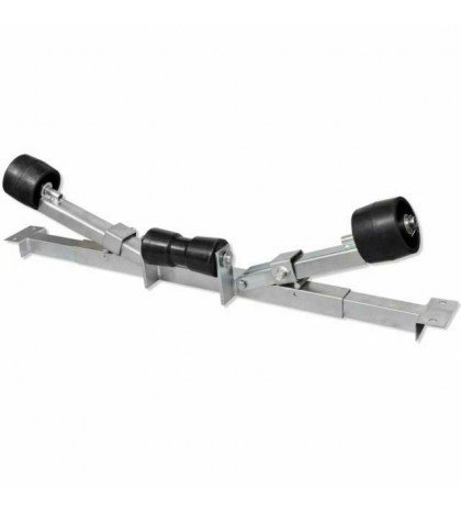 Boat Trailer Bottom Support Bracket with Keel Rollers
