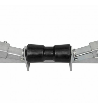 Boat Trailer Bottom Support Bracket with Keel Rollers