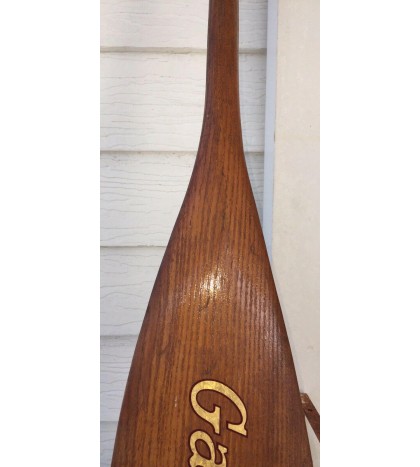 GAR WOOD CANOE PADDLE DISPLAY GOLD LEAF