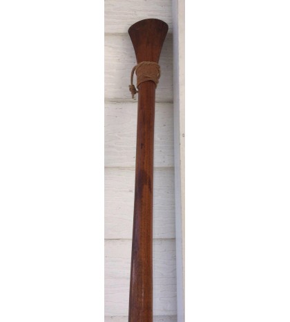 GAR WOOD CANOE PADDLE DISPLAY GOLD LEAF