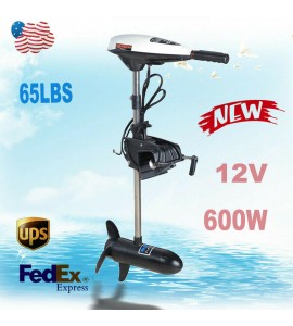 65lbs Heavy Duty Electric Trolling Motor Engine 12V Outboard motor Kayak Thrust
