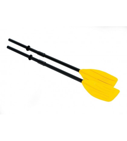 Intex Inflatable 2 Person Floating Boat Raft Set w/ Oars & Air Pump (3 Pack)