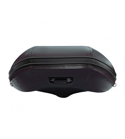 ALEKO Inflatable Fishing Boat 3 prs Pre-Installed Slide Slat Floor 8.4 ft Black