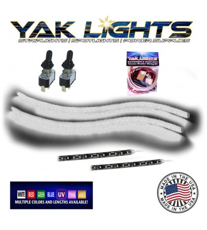 Yak Lights Kayak Canoe Boat Wireless Waterproof Navigation Light Kit + Switches