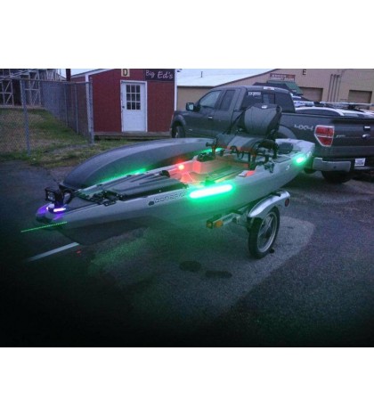 Yak Lights Kayak Canoe Boat Wireless Waterproof Navigation Light Kit + Switches
