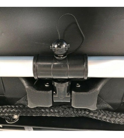 Fishing Boat Inflatable Rafting 2 3 Person Black With Oars Set Pump Blow Up Boat