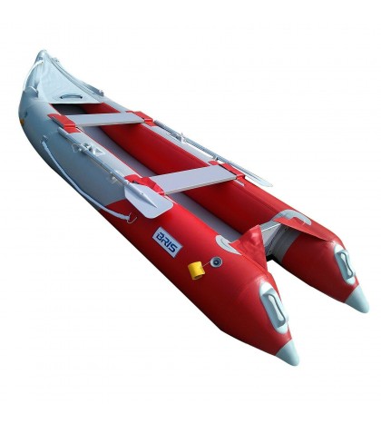 BRIS 12ft Inflatable Kayak Fishing Tender Inflatable Canoe Boat With Air Floor