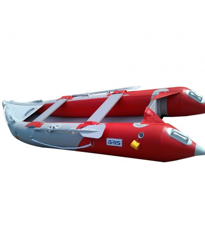 BRIS 12ft Inflatable Kayak Fishing Tender Inflatable Canoe Boat With Air Floor
