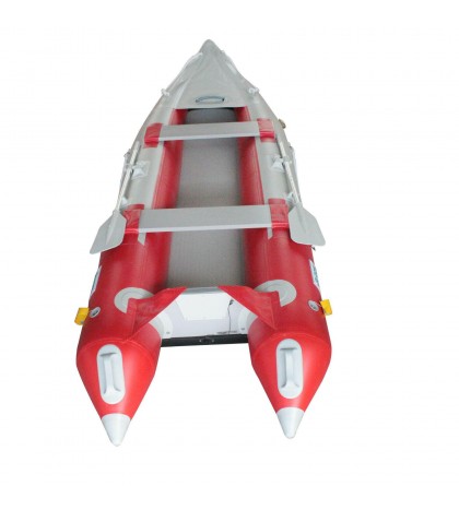 BRIS 12ft Inflatable Kayak Fishing Tender Inflatable Canoe Boat With Air Floor