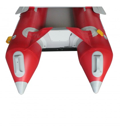 BRIS 12ft Inflatable Kayak Fishing Tender Inflatable Canoe Boat With Air Floor