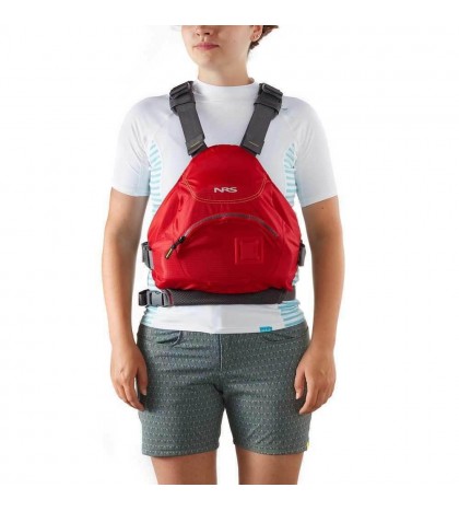 Sea Eagle 370 Pro 3 Person Blow Up Inflatable Boat + Adult L/XL Life Jacket, Red