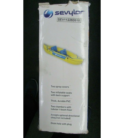 Sevylor Tahiti Classic Inflatable 2 person Kayak SEV11226D010  new