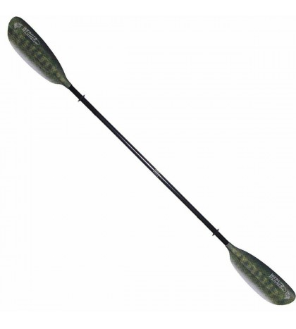 Werner Paddles Camano Carbon Shaft Kayak Fishing Paddle 2pc Hooked Adjustable