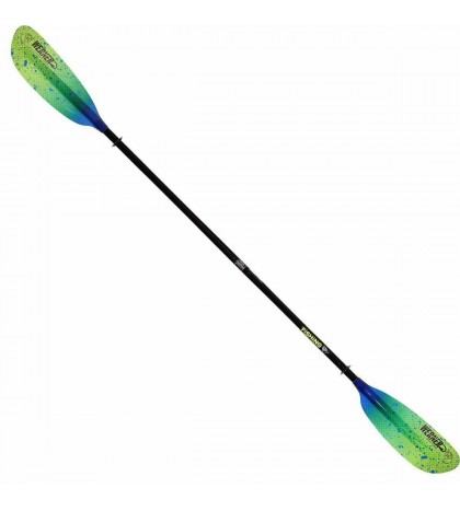Werner Paddles Camano Carbon Shaft Kayak Fishing Paddle 2pc Hooked Adjustable