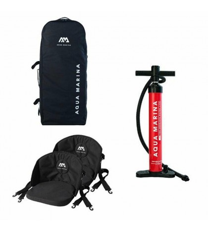 Aqua Marina Inflatable Tomahawk Air-K Kayak Canoe Touring Kayak 1er 2er Set