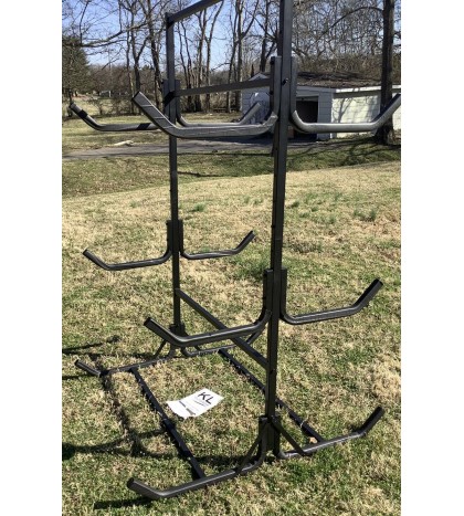 KL Outdoor Horizontal Freestanding  Kayak Storage Rack KDS6, Holds 6 Kayaks