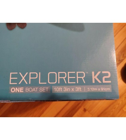 Intex Explorer K2 Kayak 2-Person Inflatable Set w/Oars & Pump SAME DAY SHIPPING!