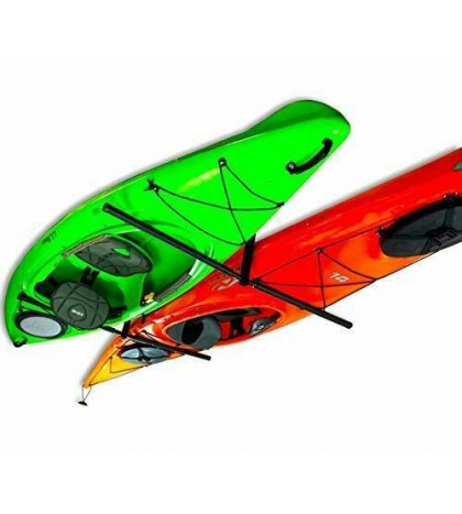 2 Kayak Ceiling Rack, Hi Port 2 Storage Hanger Overhead Mount, Adjustable