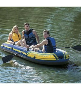 Intex Challenger 3 Boat, 3 Person Boat 9ft 8in x 4ft 6in Intex Challenger 3 Boat, 3 Person Boat 9ft 8in x 4ft 6in