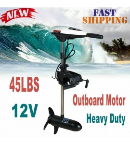 45LBS 12V Electric Outboard Motor Fishing Boat Brush Motor Trolling Engine motor