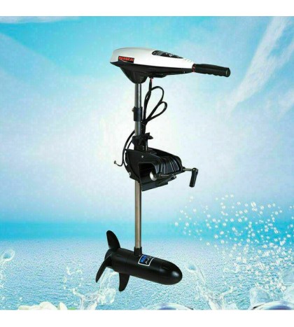 45LBS 12V Electric Outboard Motor Fishing Boat Brush Motor Trolling Engine motor