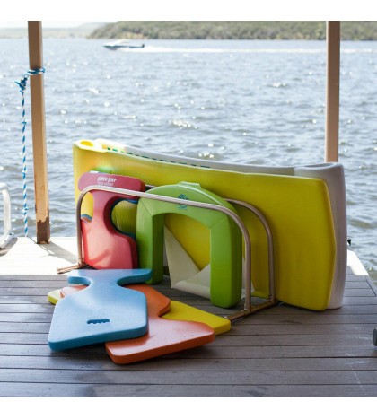 TRC Recreation Storage Drying Rack for Pool Floats w/ 70 Inch Foam Pool Float