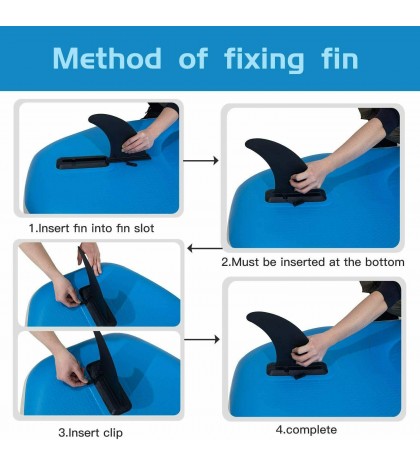 1-2 Person Inflatable Kayak with Aluminum Oars 126