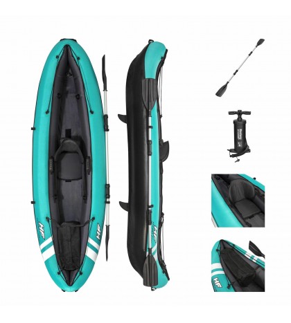 Bestway Hydro Force Ventura 9' Single Person Inflatable Kayak Set w/ Oar & Pump