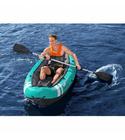 Bestway Hydro Force Ventura 9' Single Person Inflatable Kayak Set w/ Oar & Pump