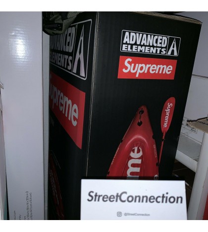 Supreme Advanced Elements Packlite Kayak - NEW Box Logo Tee Hoodie Red White