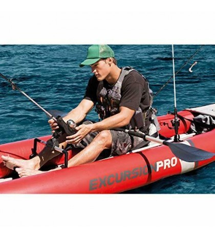 Professional Inflatable Fishing Kayak w/ Pump & 2pc 86