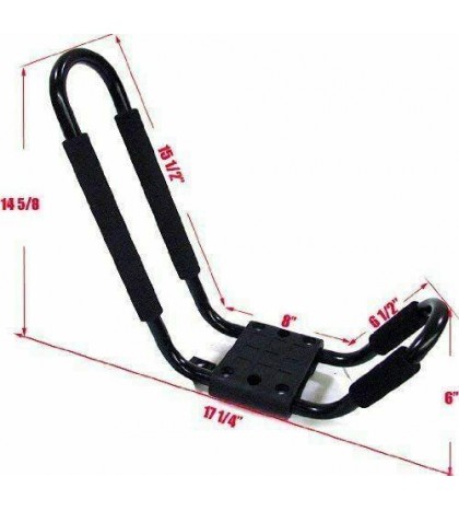Eliteshop Universal J-Bar Kayak Rack Roof Top Carrier for Kayak Canoe Boat