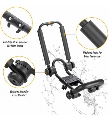 Eliteshop Universal J-Bar Kayak Rack Roof Top Carrier for Kayak Canoe Boat