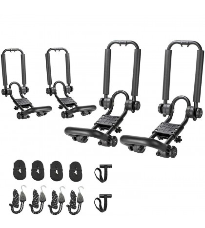 Eliteshop Universal J-Bar Kayak Rack Roof Top Carrier for Kayak Canoe Boat