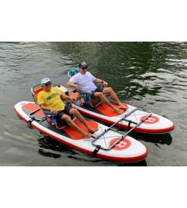 SALE: 2 ALUMINUM FRAMES+ TRANSOM CAN MAKE 2 INFLATABLE SUP MOTOR /SAIL CATAMARAN SALE: 2 ALUMINUM FRAMES+ TRANSOM CAN MAKE 2 INFLATABLE SUP MOTOR /SAIL CATAMARAN