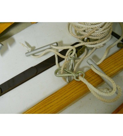 Vintage Klepper Kayak Complete Sails & Rudder Assembly Steering Lee Boards NOS