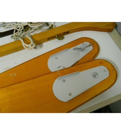 Vintage Klepper Kayak Complete Sails & Rudder Assembly Steering Lee Boards NOS