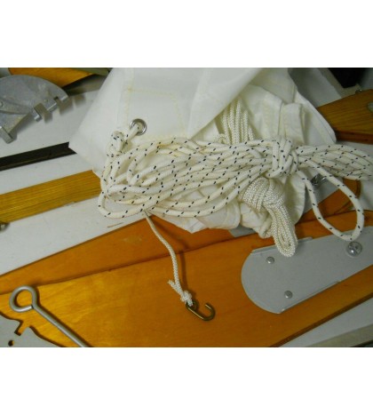 Vintage Klepper Kayak Complete Sails & Rudder Assembly Steering Lee Boards NOS