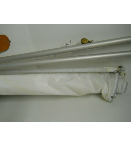 Vintage Klepper Kayak Complete Sails & Rudder Assembly Steering Lee Boards NOS