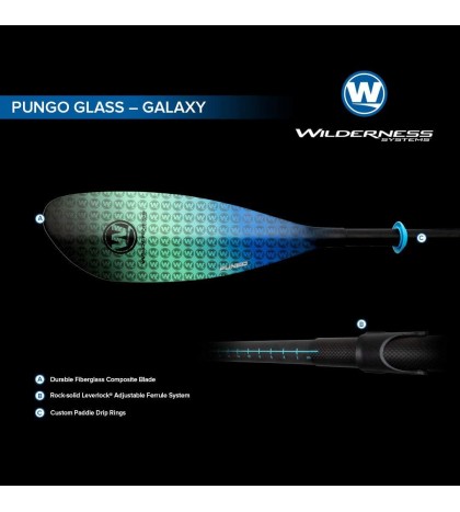 Wilderness Systems Pungo Kayak Paddle for Recreation/Touring | Fiberglass or Car