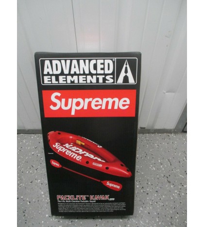SUPREME X ADVANCE ELEMENTS PACKLITE RED KAYAK NEW IN BOX SOLD OUT RARE