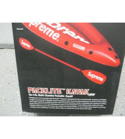 SUPREME X ADVANCE ELEMENTS PACKLITE RED KAYAK NEW IN BOX SOLD OUT RARE