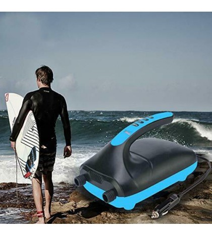 20PSI SUP Digital Electric Air Pump, 12V Smart High Pressure Pump Intelligent Du