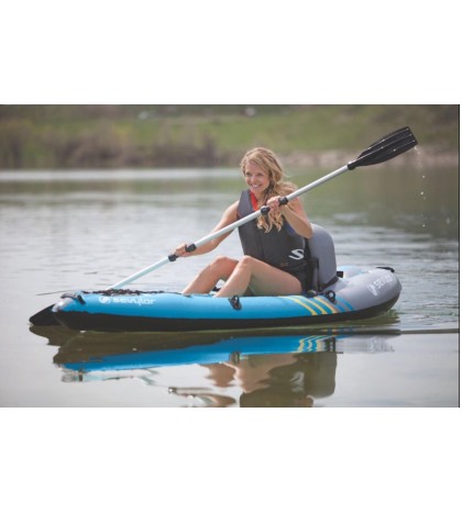 BRAND NEW! SEVYLOR QuikPak K1 Inflatable Coverless Sit-On-Top 1 Person Kayak